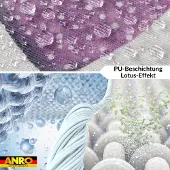 ANRO Tafelkleed Lavendel Meerkleurig Ovaal 240x140cm Rechte rand Afwasbaar Waterafstotend