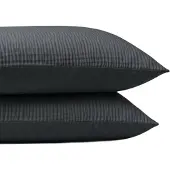 Zelesta Velvetbed Chique Kussensloop Set van 2 - Anthracite 80x80cm
