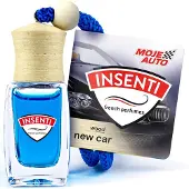 MOJE AUTO Insenti Wood - Luchtverfrisser - Nieuw Auto Geur - 8ml - Houten Dop