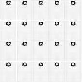 AreoSe - Stofzuigerzakken voor Karcher WD4 WD5 WD6 - 20 stuks