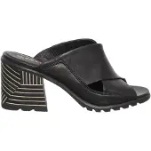 Sorel Nadia Mule Zwart natuurlijk leer
