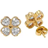 Purelei Oorbellen 'Cuore' goud