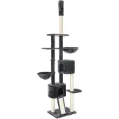 Feandrea Kraboom, kattenboom, tot aan het plafond, 2,4-2,6 m, rookgrijs, model PCT110G01