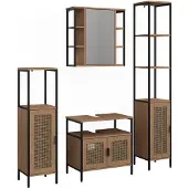 Vicco Badkamermeubelset Linara Eiken 4-delig, Model 63266