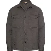 Camel active Overshirt met ruitjespatroon - Maat menswear-L - Grafietgrijs
