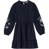 We fashion Jurk marine / wit