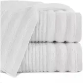 Eurofirany Zachte Katoenen Badhanddoek 50x90 cm - Wit