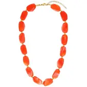 Lucardi Ketting goud / oranje
