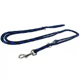 Champion Verstelbare Hondenlijn 2,5m/0,6cm Zwart Blauw