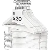 Bodo Kledinghangers - 30 stuks - wit -