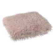 Ptmd Rexx Beige Fake Sheep Fur Plaid S