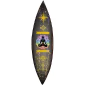 AW Gifts Enamel Incense Bowl - Mango Wood - Chakra