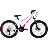 DaviBikes Bonita – Kinderfiets – 24 inch – 21 versnellingen – Schijfremmen – 130-160 cm – Roze – Meisje