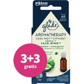 Glade 3+3 Gratis: Geurverspreider Aromatherapy Cool Mist Navul Calm Mind 17,4 Ml