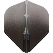 L-Style EZ L1 Standard 2-Tone Black Silver - Dart Flights