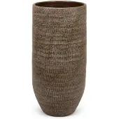 HS Potterie Vaas tokio d25h50cm bruin
