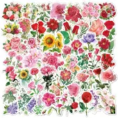 INF Stickers Bloemen en bladeren 50-pack