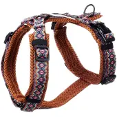 Flamingo Hond Harnas Y-vorm Canggu Blauw XS 28-52cm 32-50cm 15mm