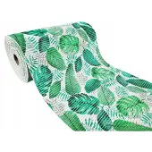 DecoMeister Badkamermat Monstera Bladeren Groen 65x200cm Antislip PVC