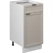 Vicco Fame-Line Onderkast voor spoelbak/kookplaat – 40 cm, WB Marmer GrijsBeige
