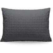 Zelesta Special Teddy Check Kussensloop Set van 2 - Antraciet 60x70cm