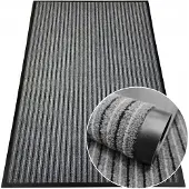 Oxide Grijze Deurmat 80x120 cm - Antislip Buitenmat voor Schoenen