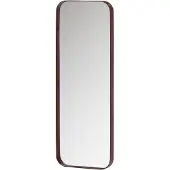 Woood houten spiegel 110x40x5 cm - bordeauxrood