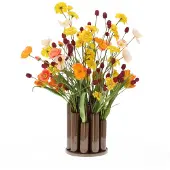 Maxifleur Kunstplanten Kunstboeket Jenae Jackson 65 cm in Twisted Tubevaas