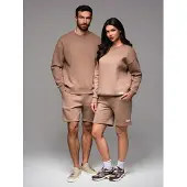 OMBRE Set - Katoen - Effen Koffie U1 (XS-S)