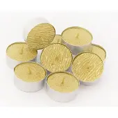 B-home-interieur.be Gouden Glitter Kaarsjes - Gouden Glitters theelichtjes - 2 sets