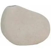 HS Potterie Vaas decosteen kemi d30h25cm beige