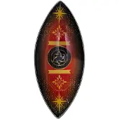 AW Gifts Enamel Incense Bowl - Aluminum - Pagan Triquetra