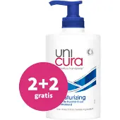 Unicura 2+2 Gratis: Moisturizing Handzeep Prebiotica 250 Ml