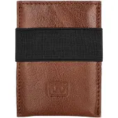 Double-D leren Creditcard houder etui - Pasjeshouder - Bruin