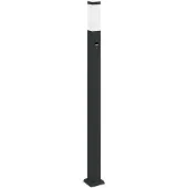 vidaXL Bolderverlichting met sensor 3 stuks 110 cm Zwart IP44