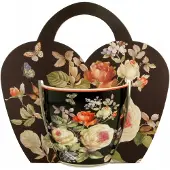 Duo Warda Porseleinen Mok 460ml - Bloemendesign