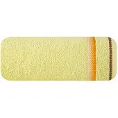Eurofirany Oliwia Handdoek 50x90cm Geel Gestreept Katoen