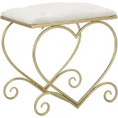 Mauro Ferretti Kruk Heart Crema 50×37,5×51,5 cm