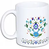 Astrid Kashubian keramische volksmok 330 ml - Uniek Ontwerp