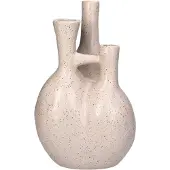 HD Collection Vaas Modern - Keramiek - Ivoorwit - 18x29x18 cm (BxHxD)