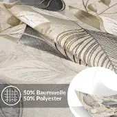 ANRO Tafelkleed Palladium Grijs Ovaal 180x140cm Met sierband Afwasbaar Waterafstotend