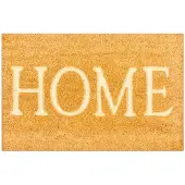 Maan Kokos deurmat HOME 60x40cm - Natuurlijk en Decoratief