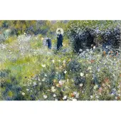 Dimex Fotobehang - Woman in Garden 375x250cm - Vliesbehang