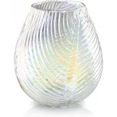 Mondex Serenité Glazen Vaas - Regenboog Kleur - 25 cm