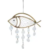 Cottoncounts Dromenvanger Dagmar Vis met capice 34x50 cm