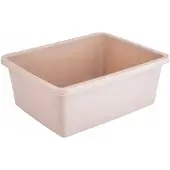 Altom Design Rechthoekige Kunststof Wasbak Taupe 8L