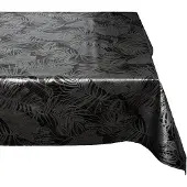 ANRO Tafelkleed Nachttropisch Grijs Rond Ø140cm Rechte rand Afwasbaar Waterafstotend Binnen & Buiten