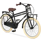 Deryan Cooper Kinderfiets 20 inch - Verstelbaar Stuur en Zadel - Zwart