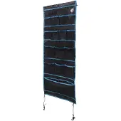 vidaXL Opbergzak met opslag Zwart en Blauw 125 x 48 cm oxford