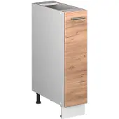 Vicco Apotheekkast Fame-Line, Goudkleurig Eiken/Wit, 20 cm, WB Eik